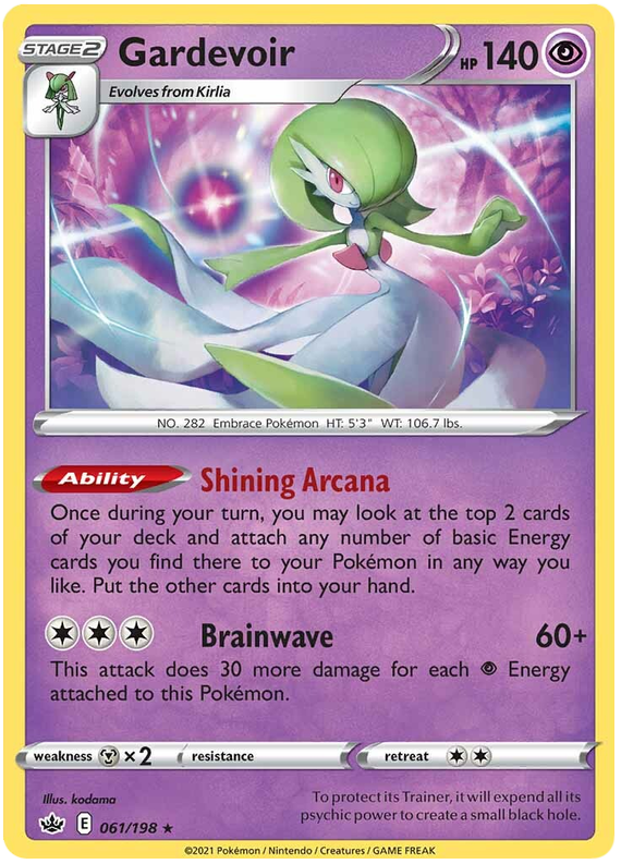 Gardevoir (061/198) (Theme Deck Exclusive) [Sword & Shield: Chilling Reign] | North of Exile Games