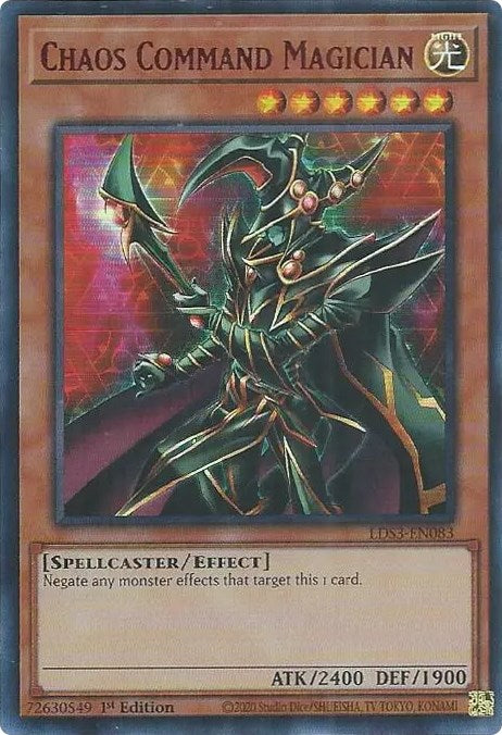 Chaos Command Magician (Red) [LDS3-EN083] Ultra Rare | North of Exile Games