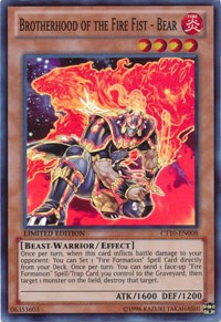 Brotherhood of the Fire Fist - Bear [CT10-EN008] Super Rare | North of Exile Games