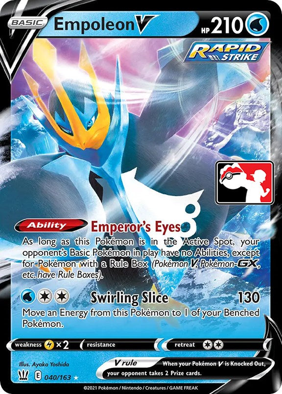 Empoleon V (040/163) [Prize Pack Series One] | North of Exile Games