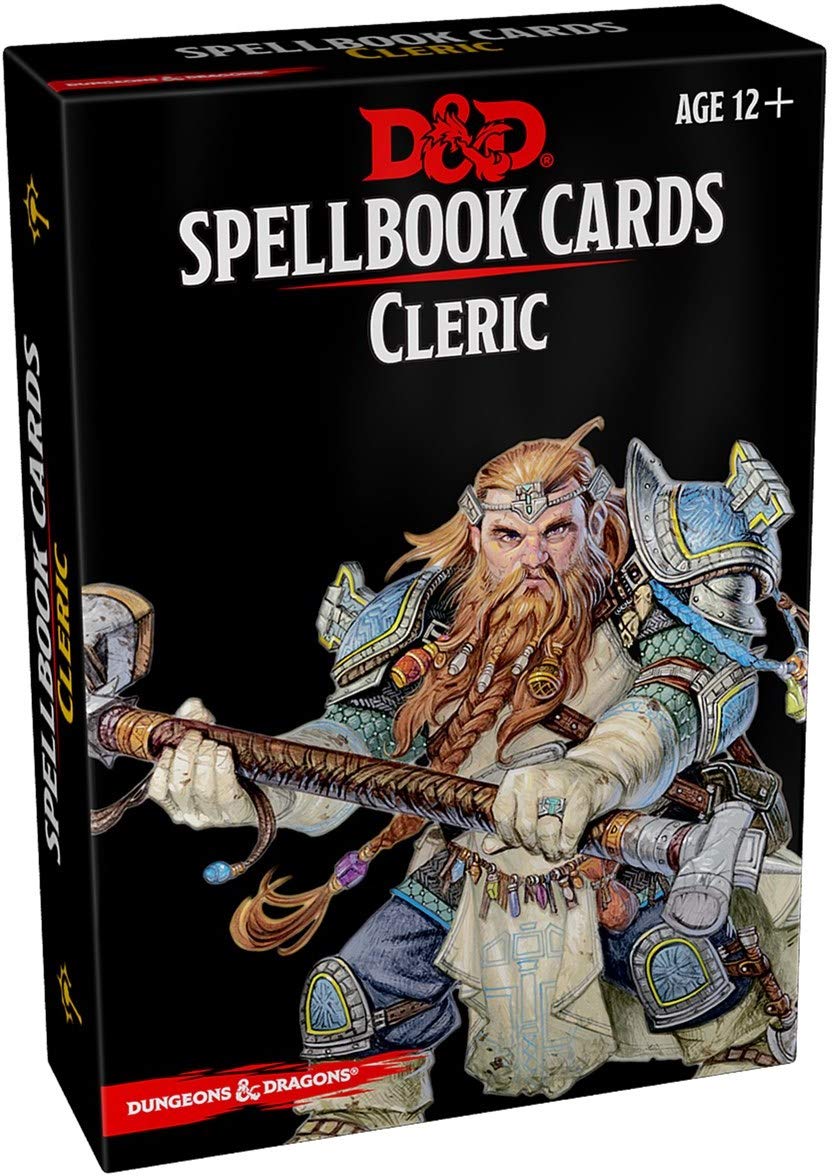 Dungeons And Dragons: Updated Spellbook Cards - Cleric Deck | North of Exile Games