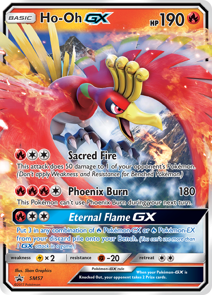 Ho-Oh GX (SM57) [Sun & Moon: Black Star Promos] | North of Exile Games