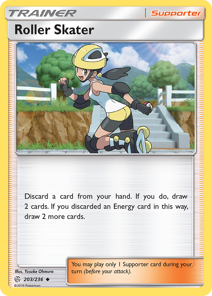 Roller Skater (203/236) [Sun & Moon: Cosmic Eclipse] | North of Exile Games