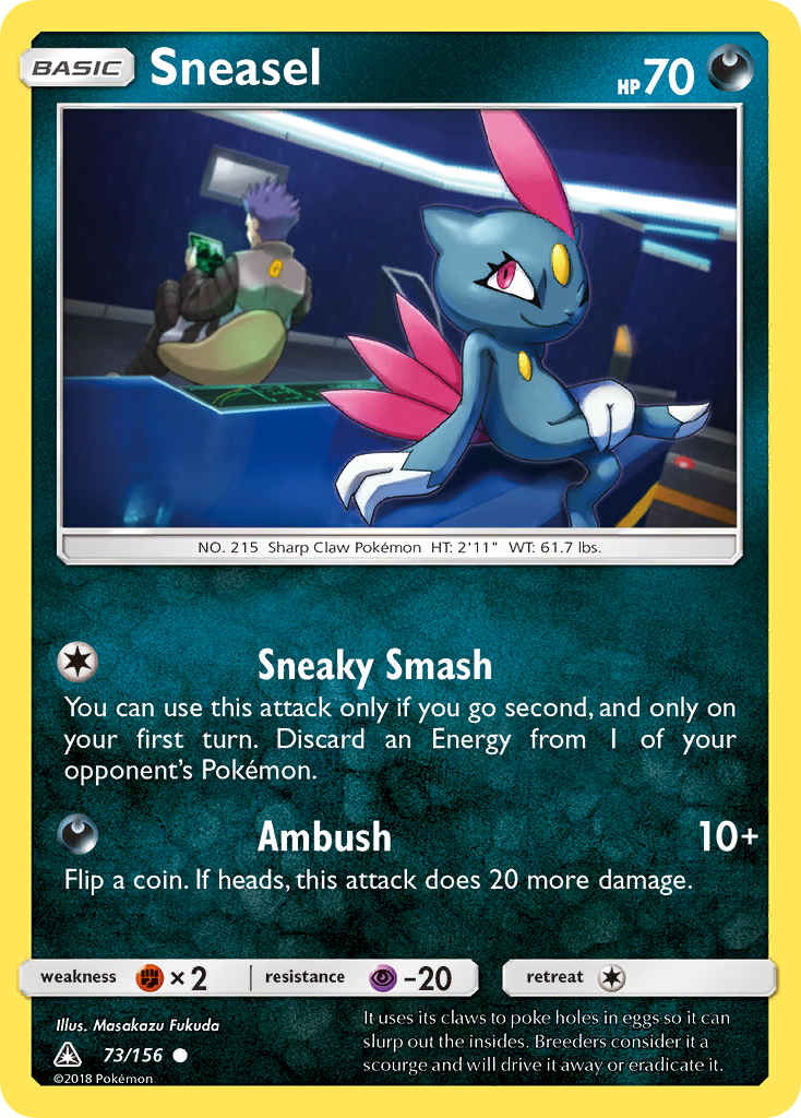 Sneasel (73/156) [Sun & Moon: Ultra Prism] | North of Exile Games