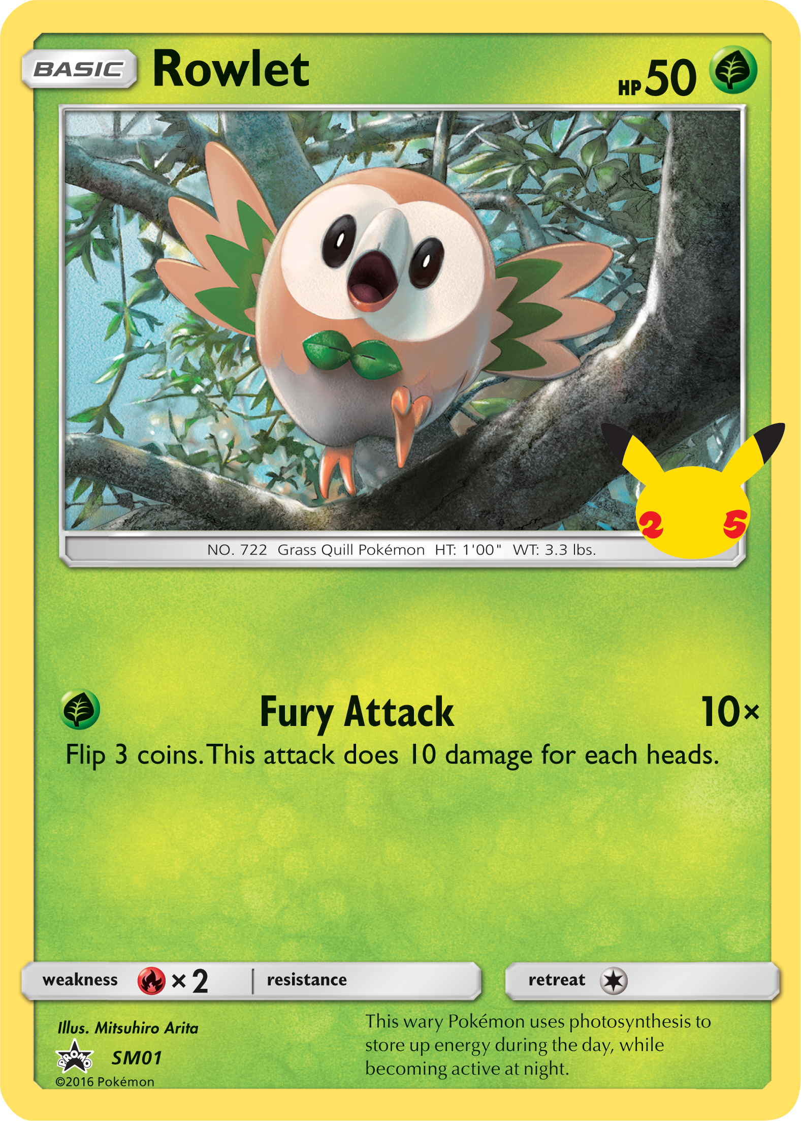 Rowlet (SM01) [First Partner Pack] | North of Exile Games