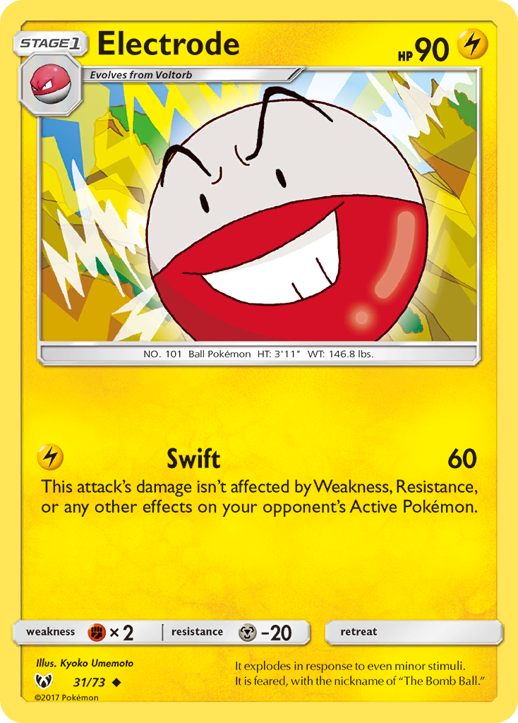 Electrode (31/73) [Sun & Moon: Shining Legends] | North of Exile Games