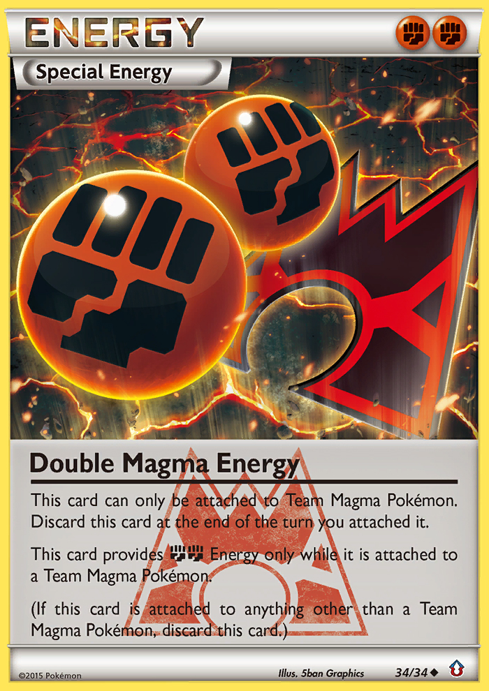 Double Magma Energy (34/34) [XY: Double Crisis] | North of Exile Games