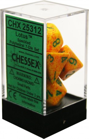 Speckled Lotus 7 Dice Set - CHX25312 | North of Exile Games