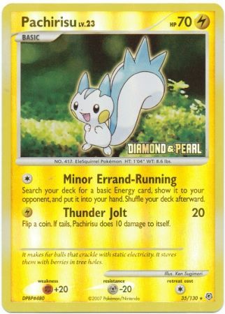 Pachirisu (35/130) [Burger King Promos: 2008 Collection] | North of Exile Games