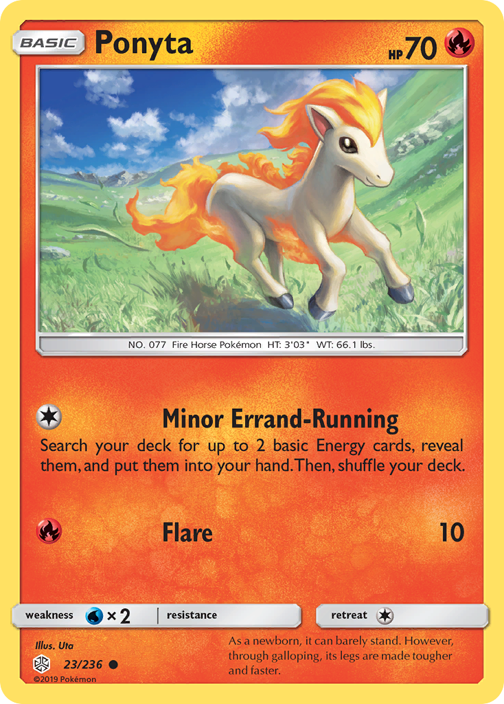 Ponyta (23/236) [Sun & Moon: Cosmic Eclipse] | North of Exile Games