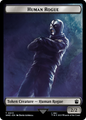 Human Rogue // Clue (0021) Double-Sided Token [Doctor Who Tokens] | North of Exile Games