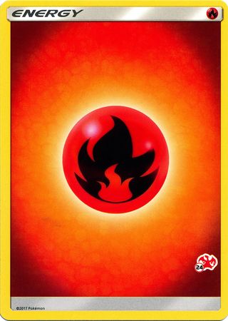 Fire Energy (Charizard Stamp #24) [Battle Academy 2020] | North of Exile Games