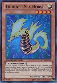 Thunder Sea Horse [CT10-EN016] Super Rare | North of Exile Games
