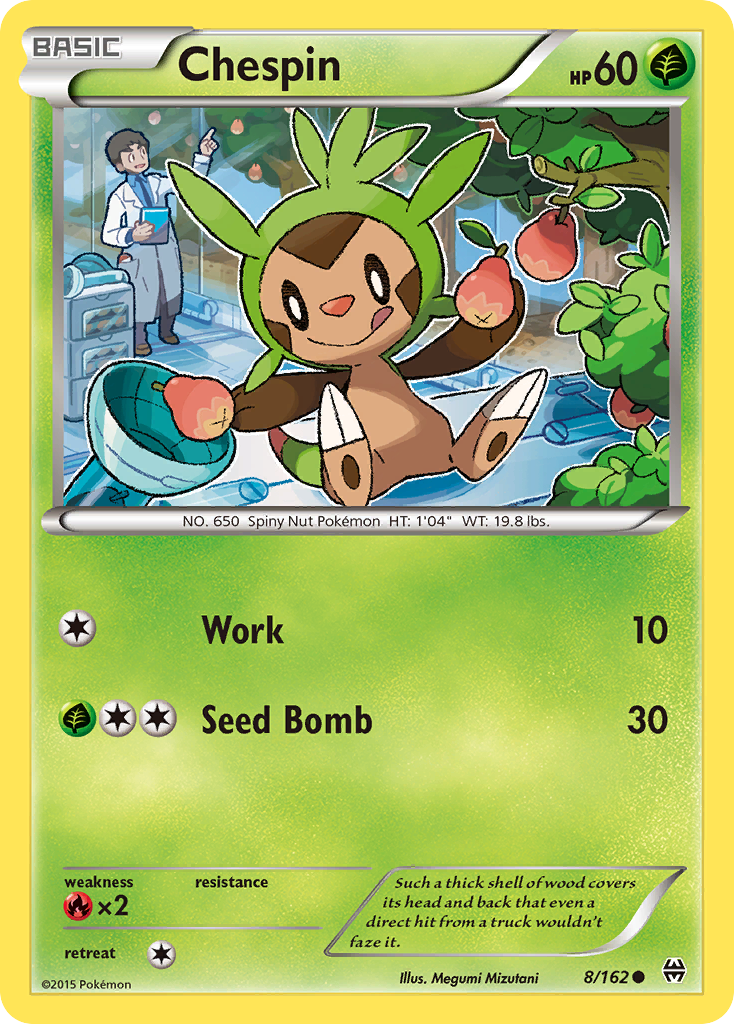 Chespin (8/162) [XY: BREAKthrough] | North of Exile Games