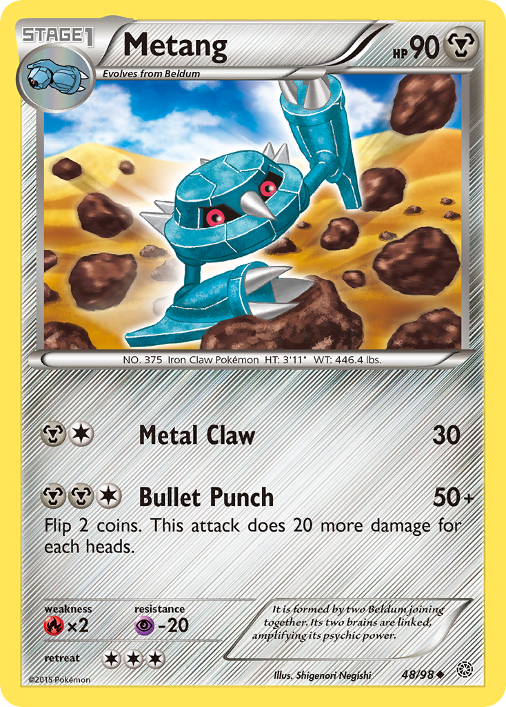 Metang (48/98) [XY: Ancient Origins] | North of Exile Games