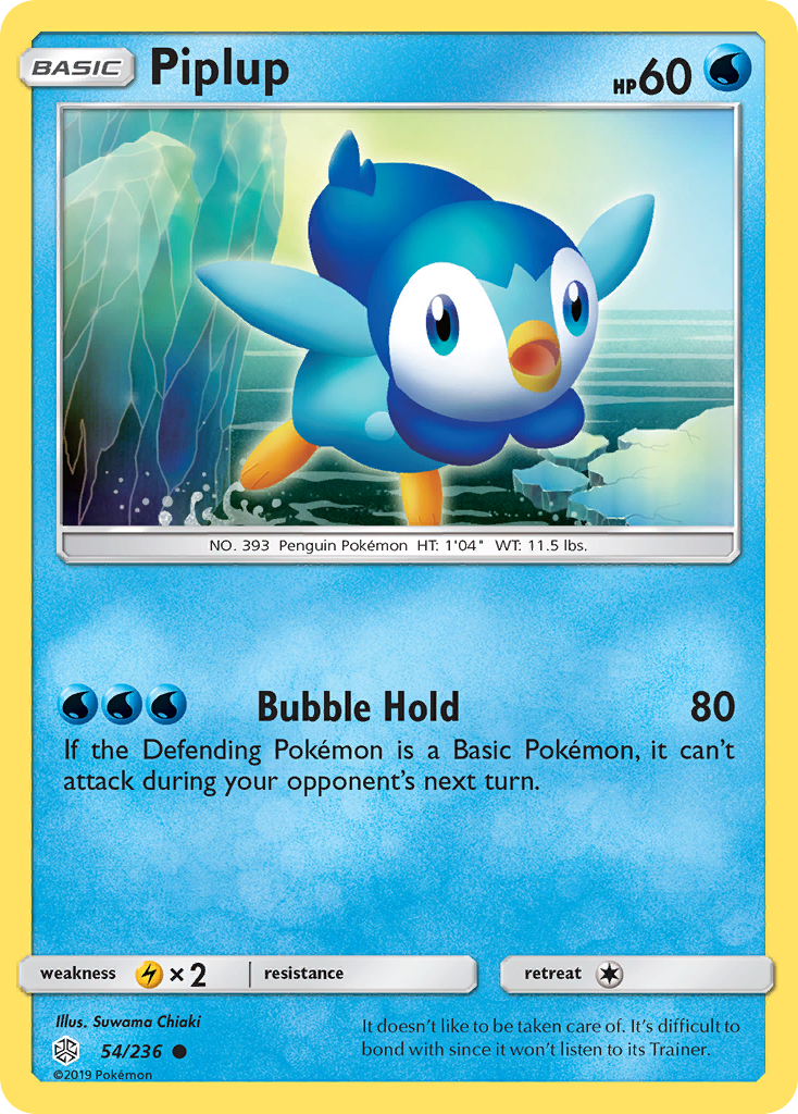 Piplup (54/236) [Sun & Moon: Cosmic Eclipse] | North of Exile Games