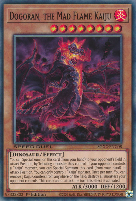 Dogoran, the Mad Flame Kaiju [SGX2-ENC08] Common | North of Exile Games