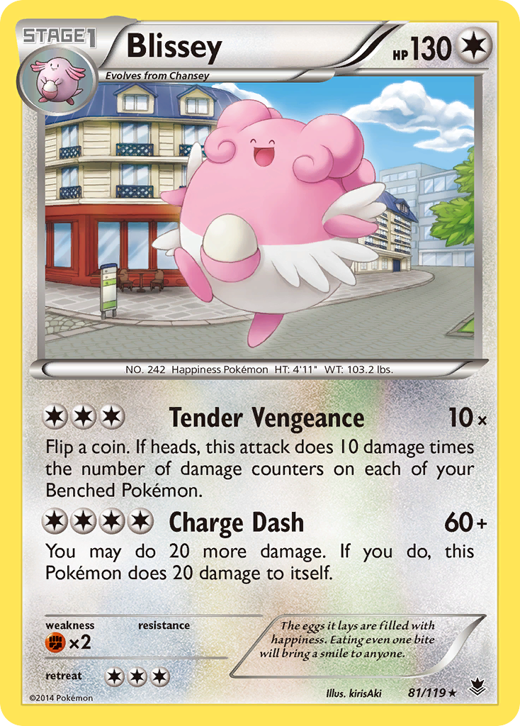 Blissey (81/119) [XY: Phantom Forces] | North of Exile Games