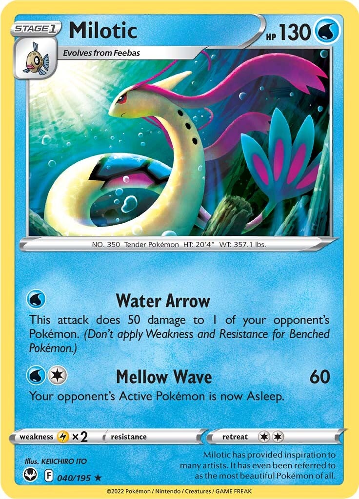 Milotic (040/195) [Sword & Shield: Silver Tempest] | North of Exile Games