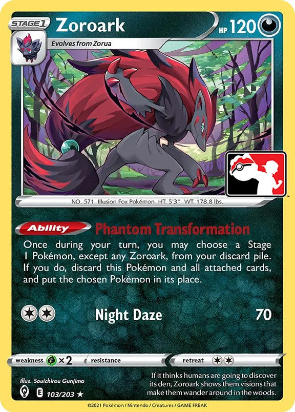 Zoroark (103/203) [Prize Pack Series One] | North of Exile Games