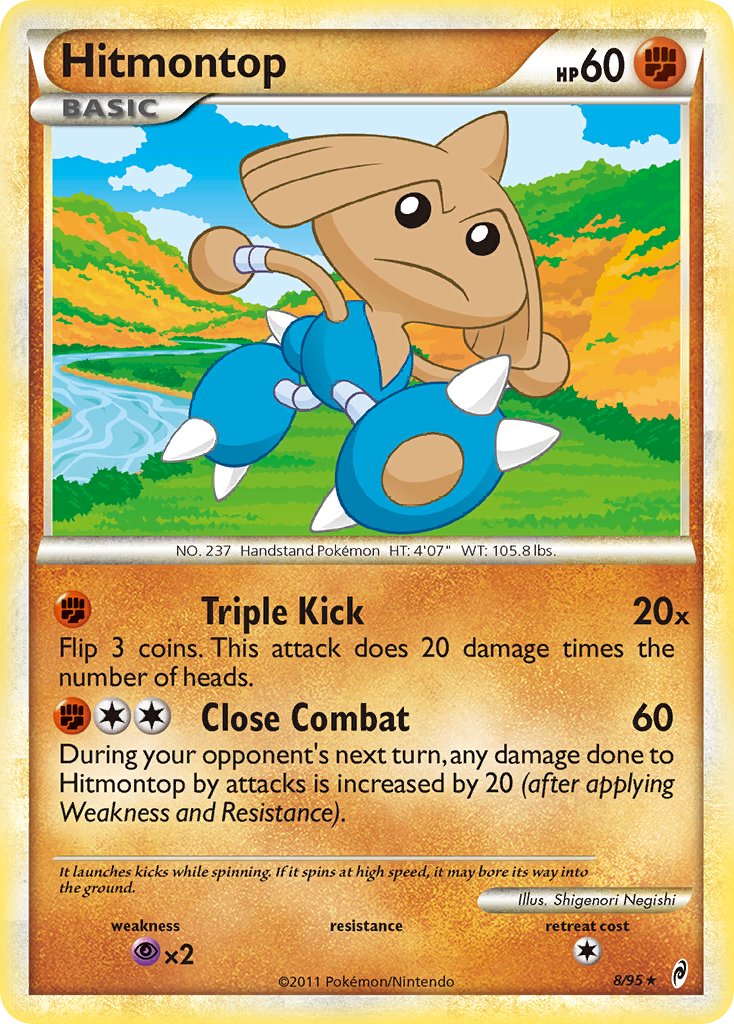Hitmontop (8/95) (Theme Deck Exclusive) [HeartGold & SoulSilver: Call of Legends] | North of Exile Games