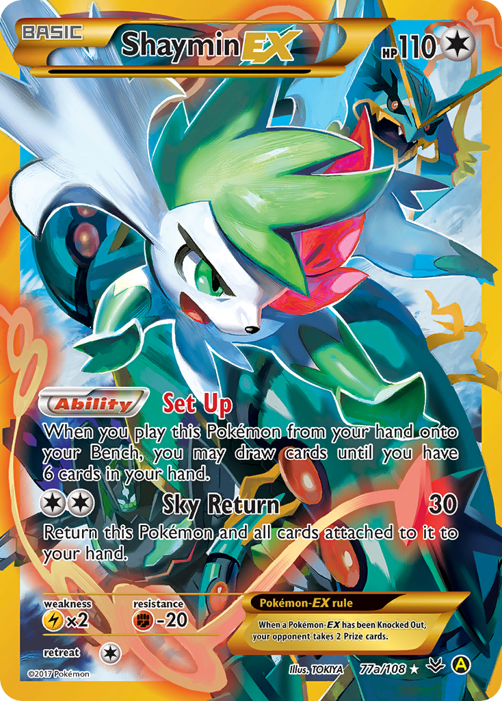 Shaymin EX (77a/108) [Alternate Art Promos] | North of Exile Games