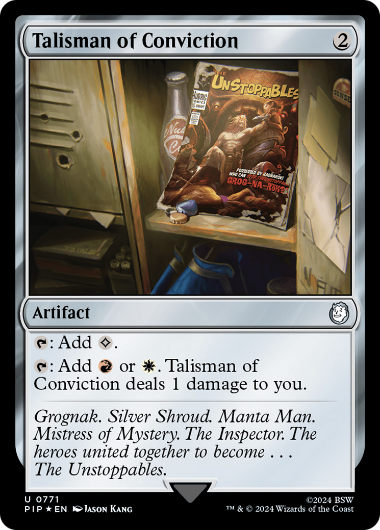 Talisman of Conviction (Surge Foil) [Fallout] | North of Exile Games