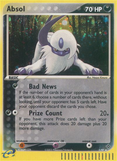 Absol (1/97) [EX: Dragon] | North of Exile Games