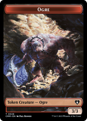 Soldier // Ogre Double-Sided Token [Commander Masters Tokens] | North of Exile Games