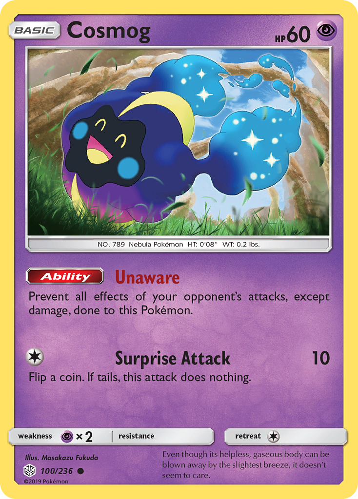 Cosmog (100/236) [Sun & Moon: Cosmic Eclipse] | North of Exile Games
