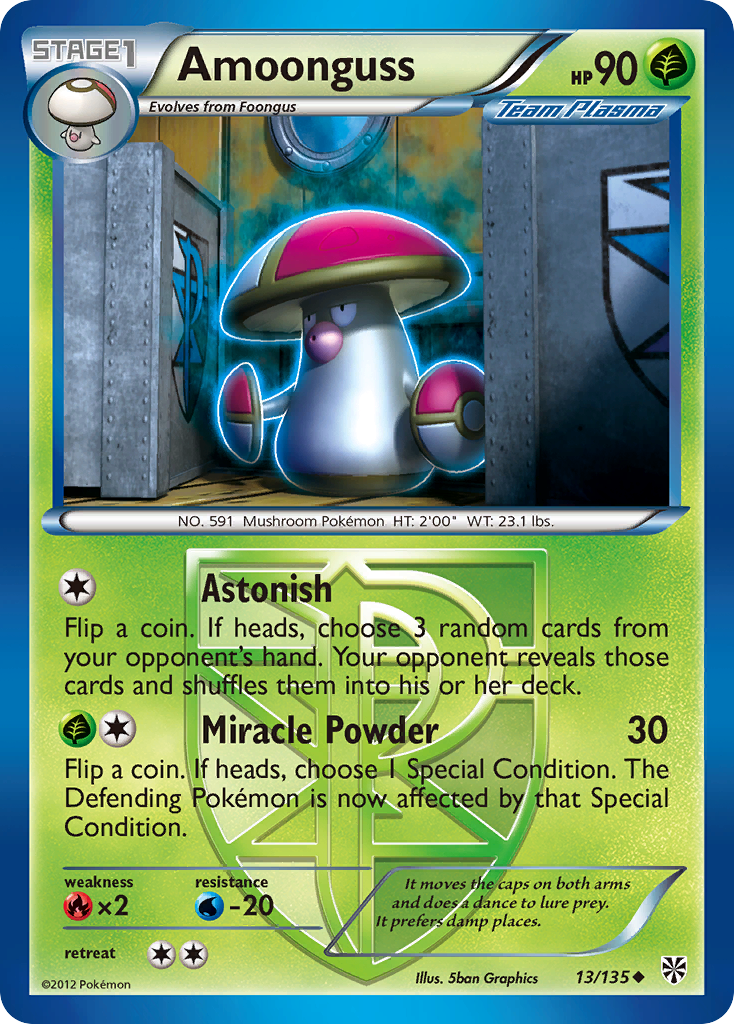 Amoonguss (13/135) [Black & White: Plasma Storm] | North of Exile Games