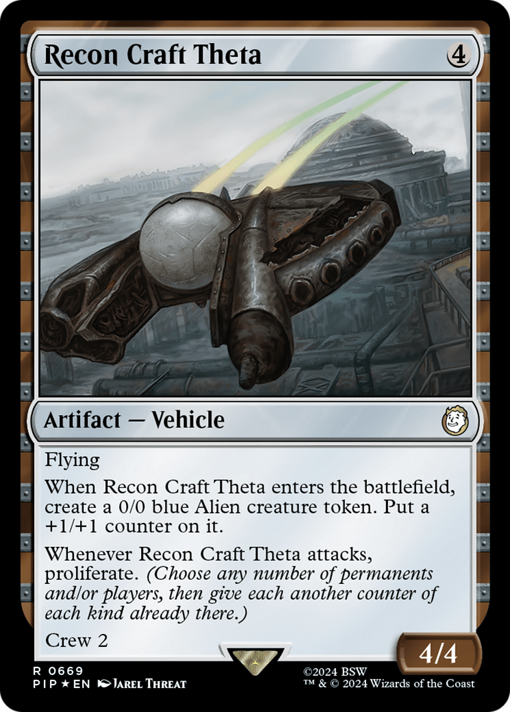 Recon Craft Theta (Surge Foil) [Fallout] | North of Exile Games