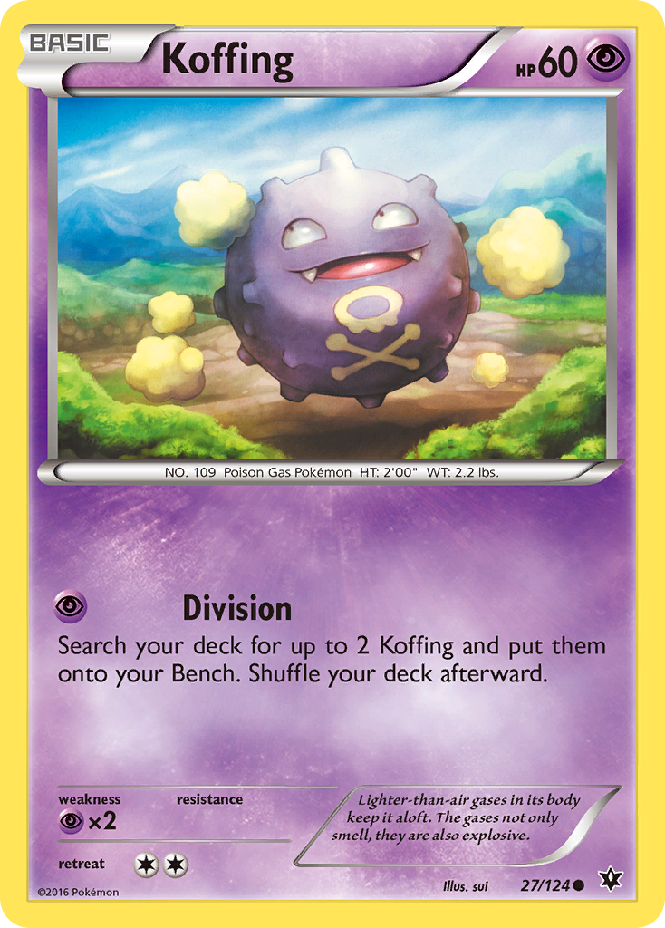 Koffing (27/124) [XY: Fates Collide] | North of Exile Games