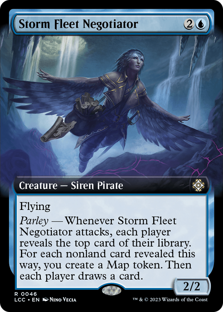 Storm Fleet Negotiator (Extended Art) [The Lost Caverns of Ixalan Commander] | North of Exile Games