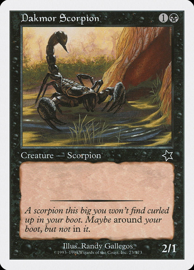 Dakmor Scorpion [Starter 1999] | North of Exile Games