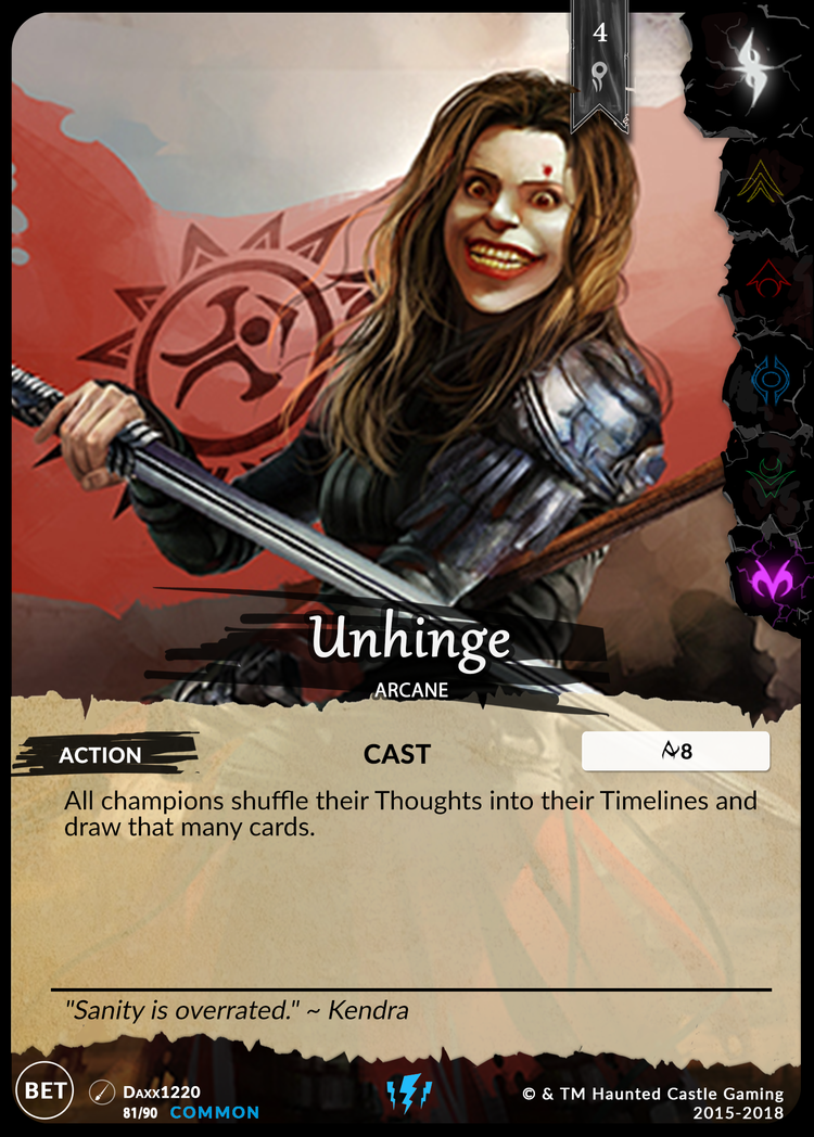 Unhinge (Beta, 81/90) | North of Exile Games