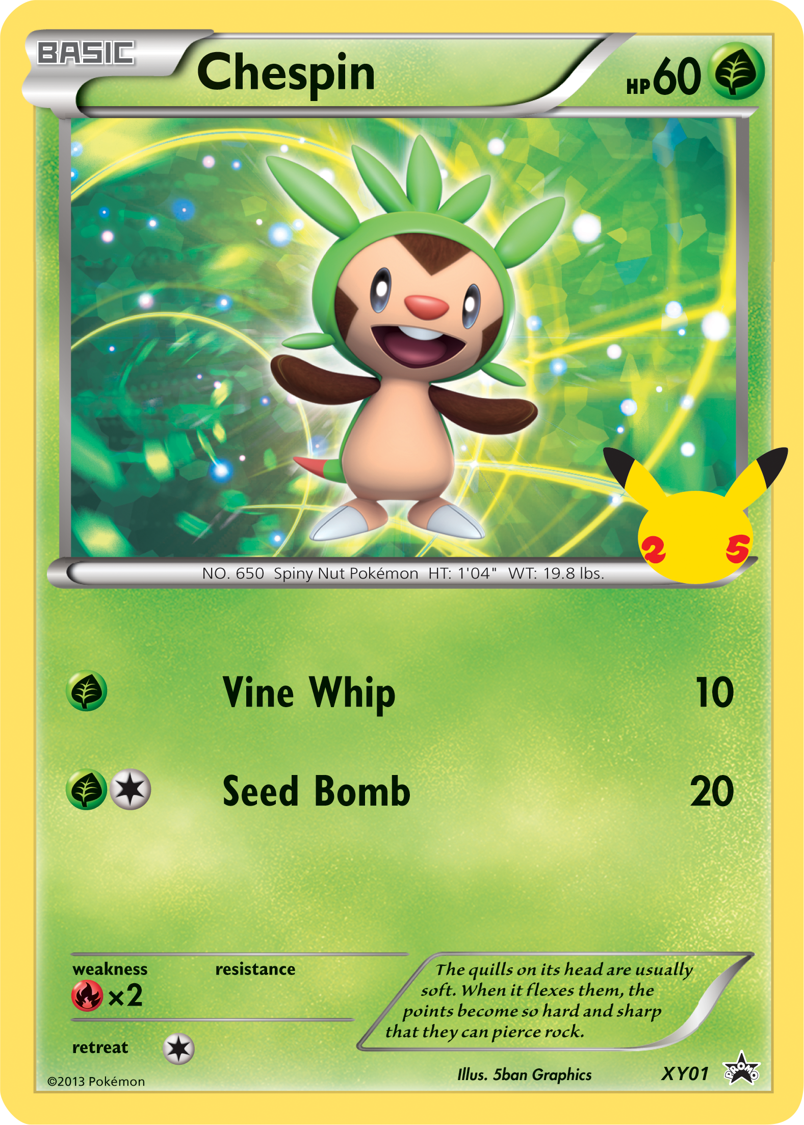 Chespin (XY01) [First Partner Pack] | North of Exile Games