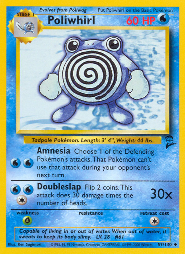 Poliwhirl (57/130) [Base Set 2] | North of Exile Games