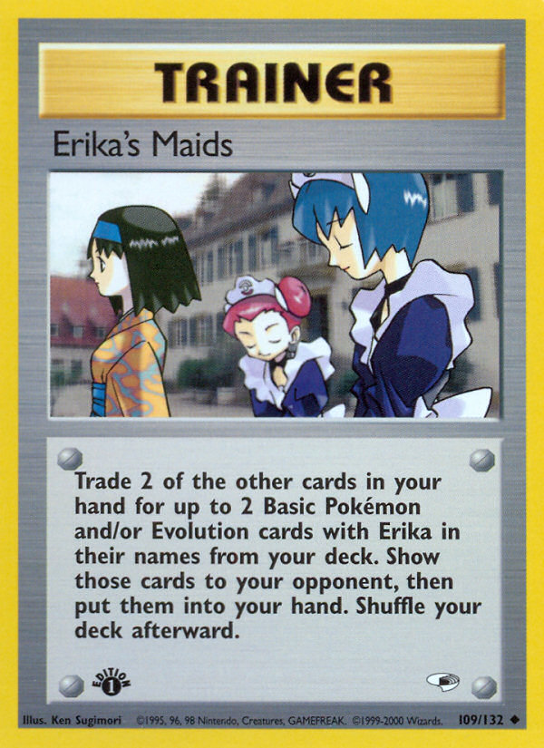 Erika's Maids (109/132) [Gym Heroes 1st Edition] | North of Exile Games