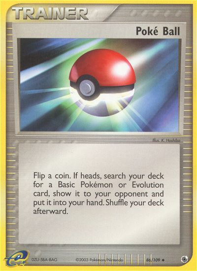 Poke Ball (86/109) [EX: Ruby & Sapphire] | North of Exile Games