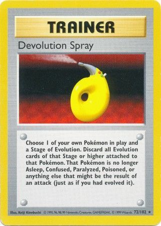 Devolution Spray (72/102) [Base Set Shadowless Unlimited] | North of Exile Games