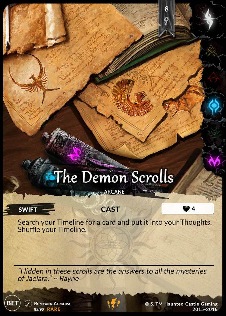 The Demon Scrolls (Beta, 85/90) | North of Exile Games