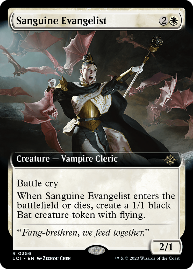 Sanguine Evangelist (Extended Art) [The Lost Caverns of Ixalan] | North of Exile Games