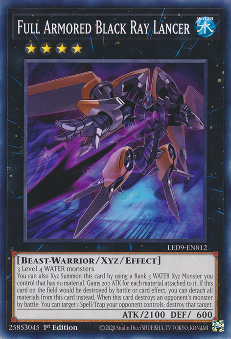 Full Armored Black Ray Lancer [LED9-EN012] Common | North of Exile Games