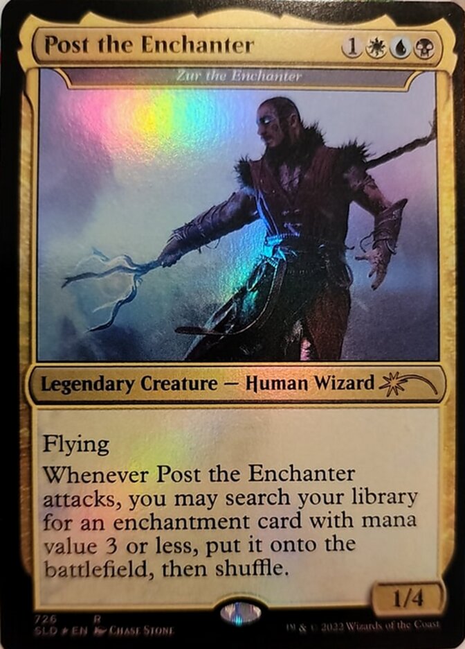 Zur the Enchanter - Post the Enchanter [Secret Lair Drop Promos] | North of Exile Games