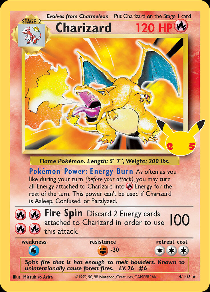 Charizard (4/102) [Celebrations: 25th Anniversary - Classic Collection] | North of Exile Games