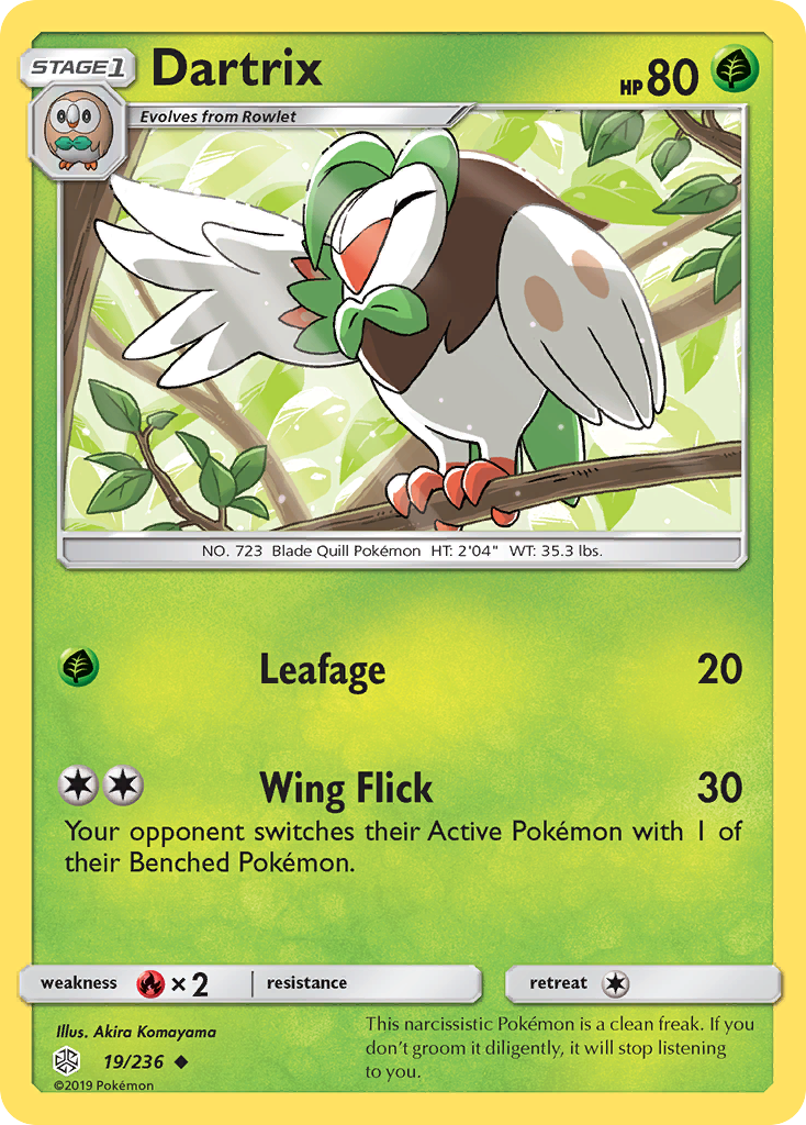 Dartrix (19/236) [Sun & Moon: Cosmic Eclipse] | North of Exile Games