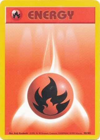 Fire Energy (98/102) [Base Set Unlimited] | North of Exile Games