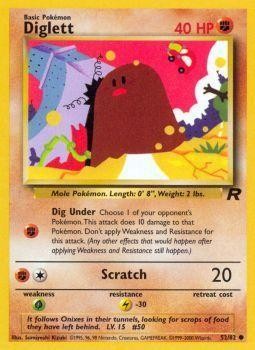 Diglett (52/82) [Team Rocket Unlimited] | North of Exile Games