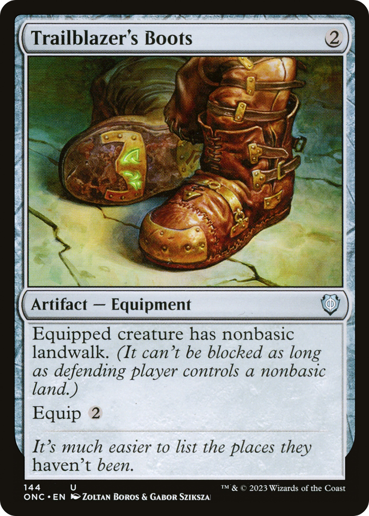 Trailblazer's Boots [Phyrexia: All Will Be One Commander] | North of Exile Games